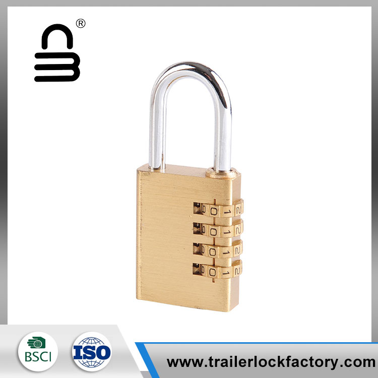 4 Digits solidum aes deducto Padlock