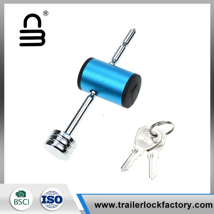 Blue Trailer Hitch Pin Lock