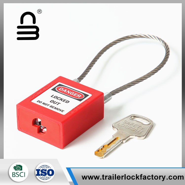 Cable Plastic Insulation Padlock