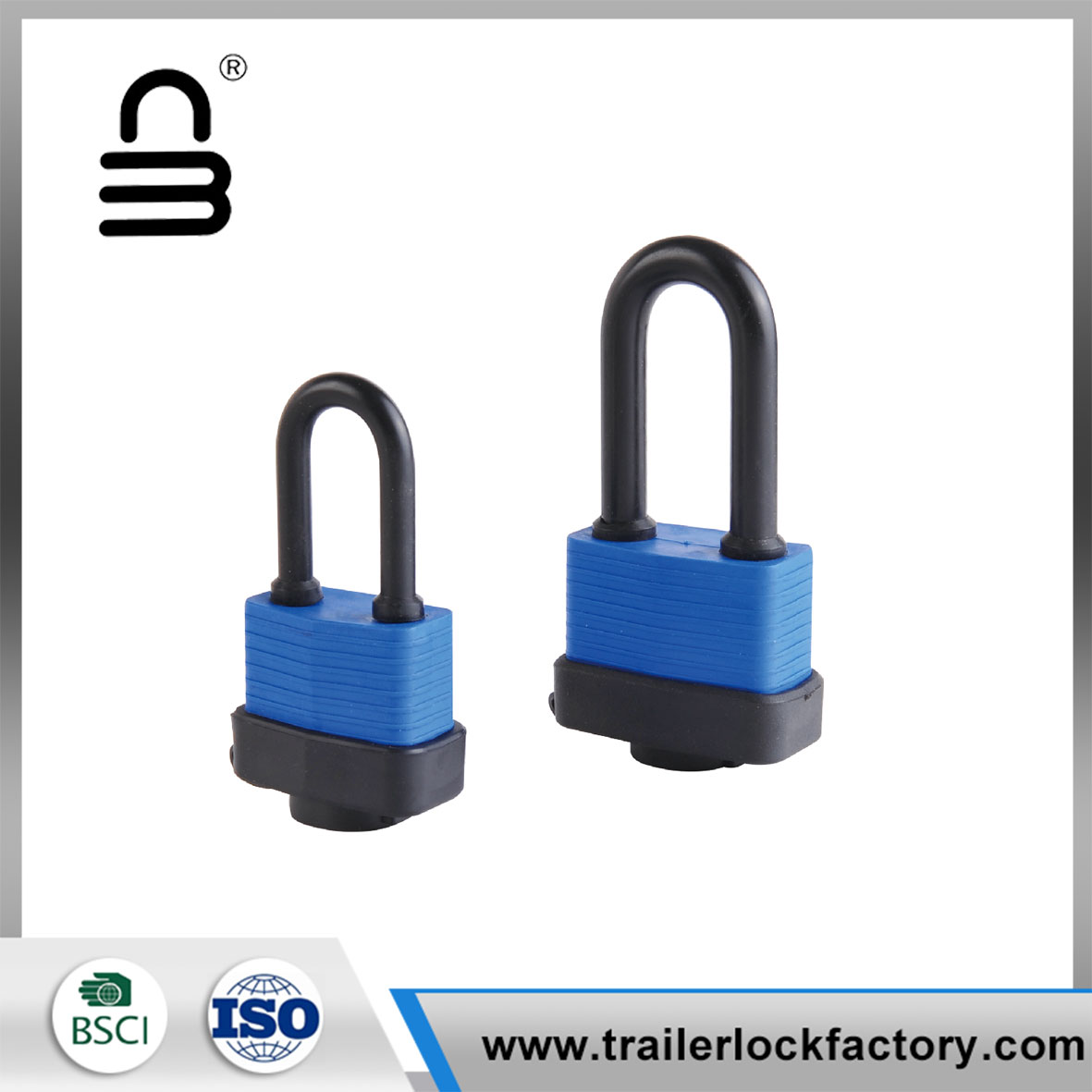 Long Shackle Weatherproof Laminated Ferro Padlock